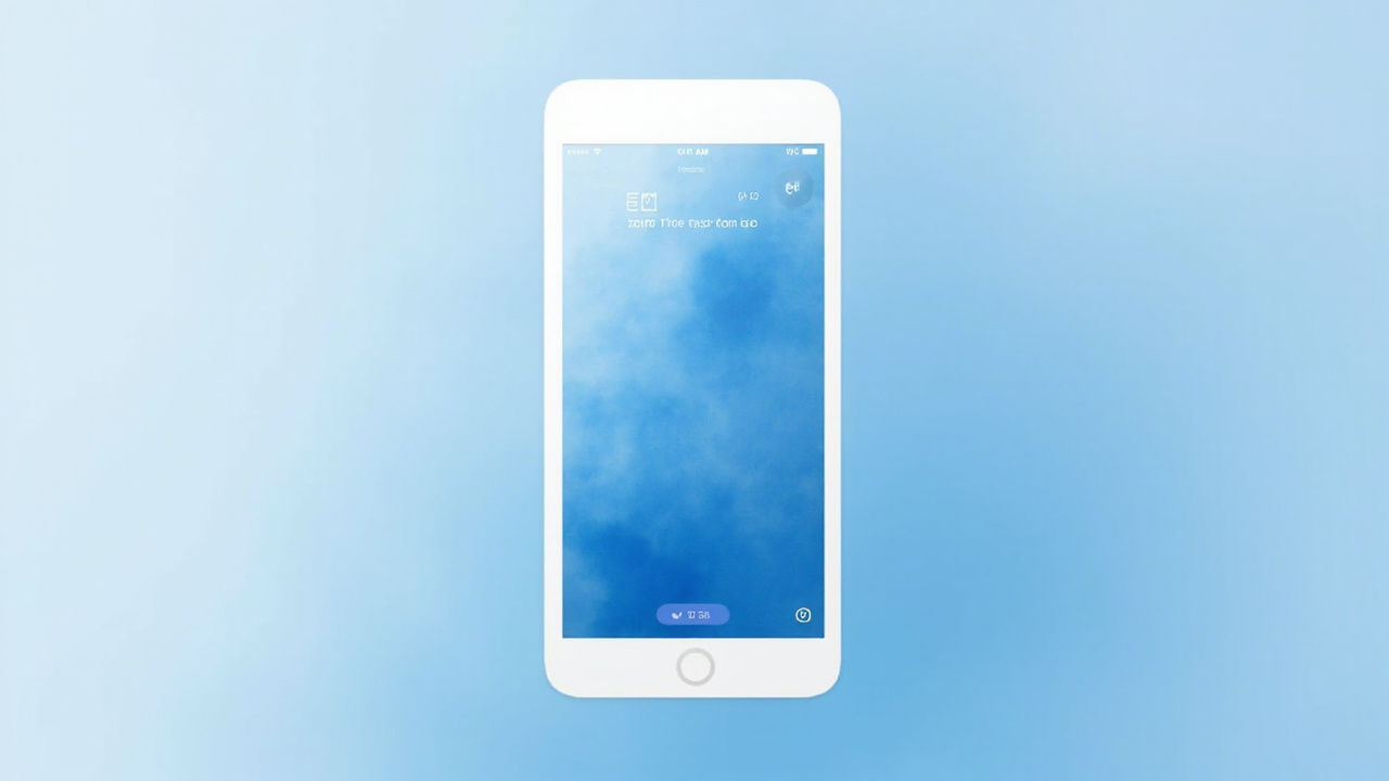 Tampilan dasbor aplikasi Blu BCA di smartphone